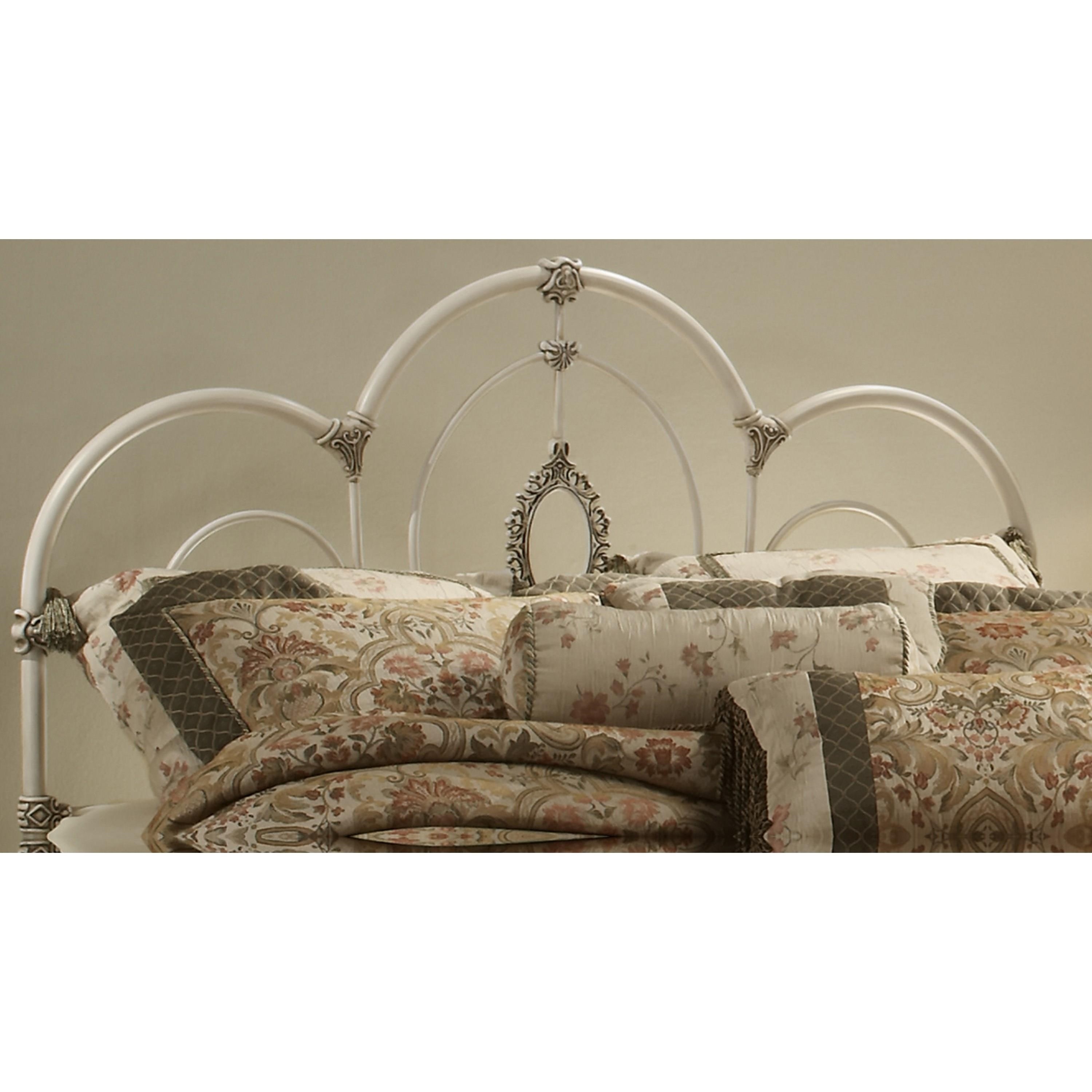 Hillsdale Metal Beds Full/Queen Victoria Headboard with Rails VanDrie